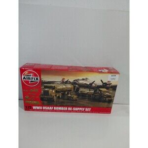 NIB Airfix A06304 1:72 Scale WWII USAAF Bomber Re-Supply Set Model Kit